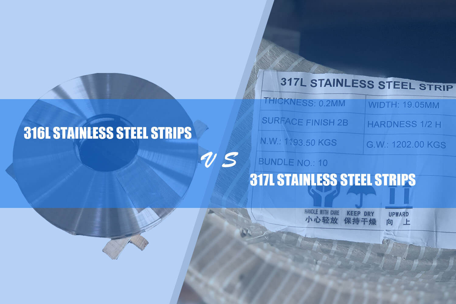316l stainless steel strip vs 317l stainless steel strip