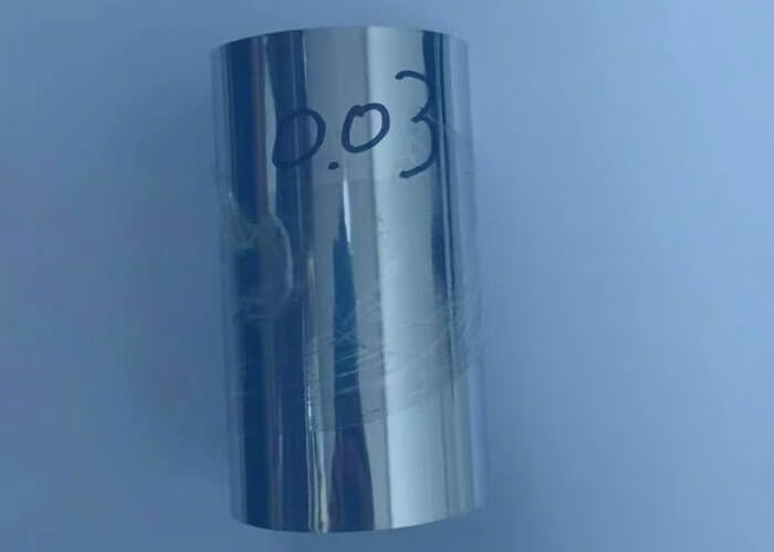 0.03mm d'épaisseur 304 rouleau de papier d'aluminium ultra fin en acier inoxydable