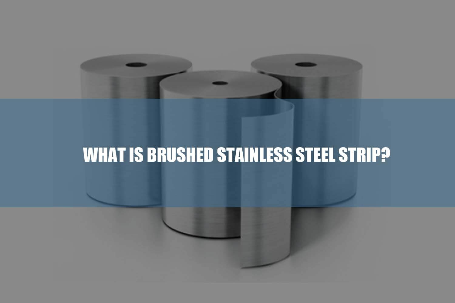 brushed stainless steel strip