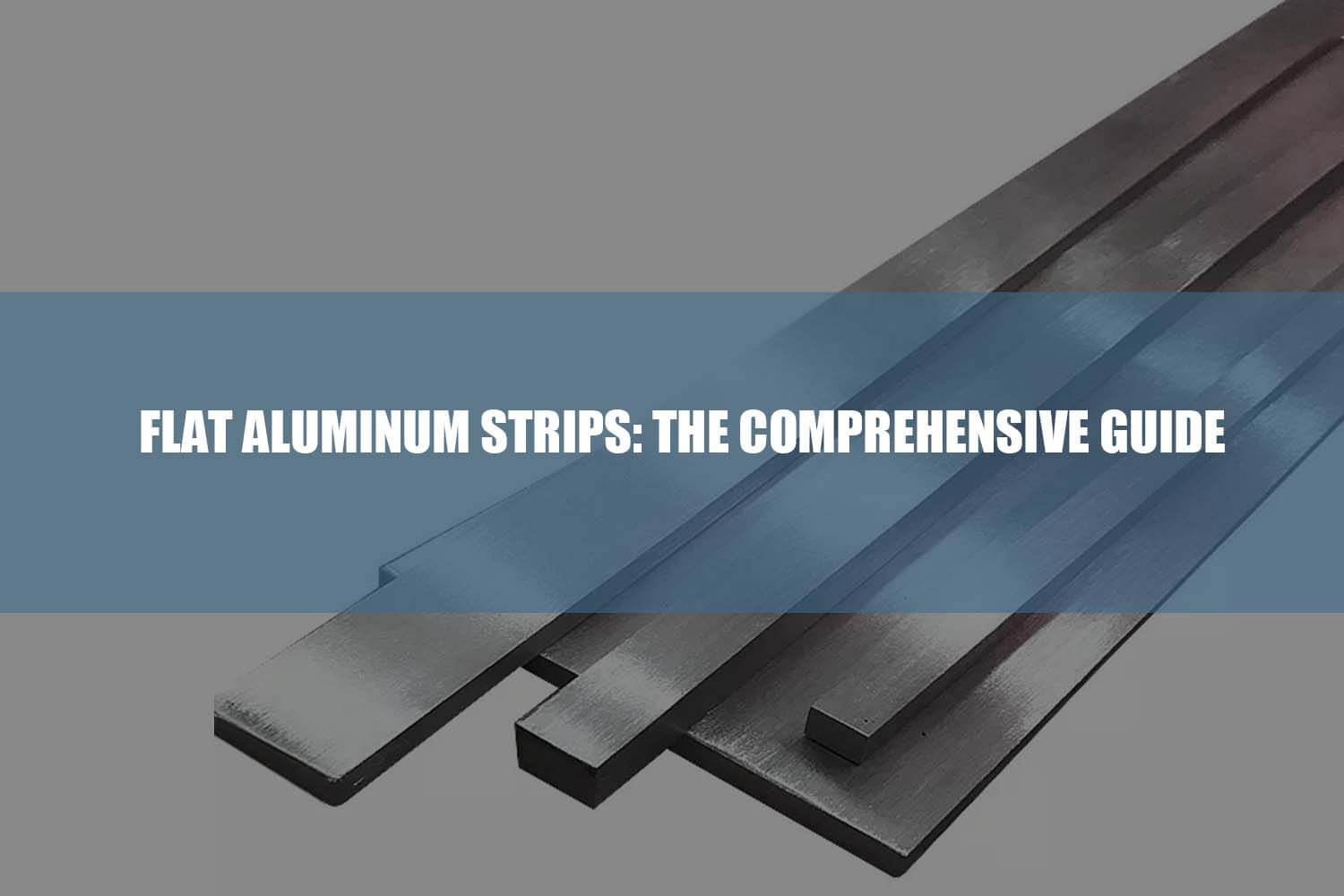 flat aluminum strips guide