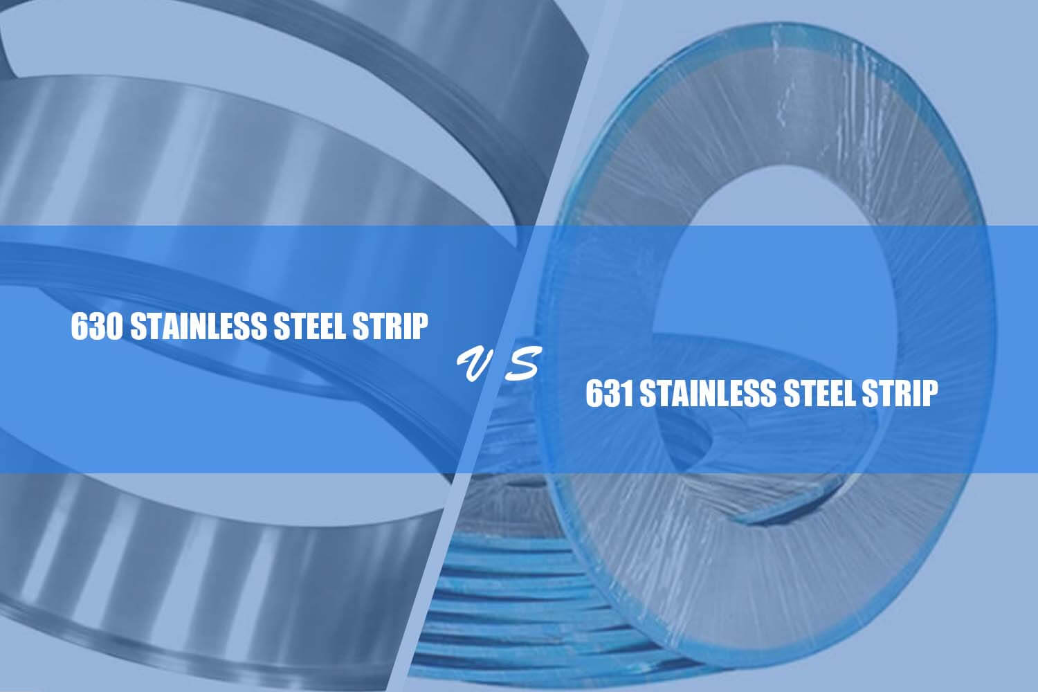 difference between 630 rostfritt stålband och 631 band av rostfritt stål