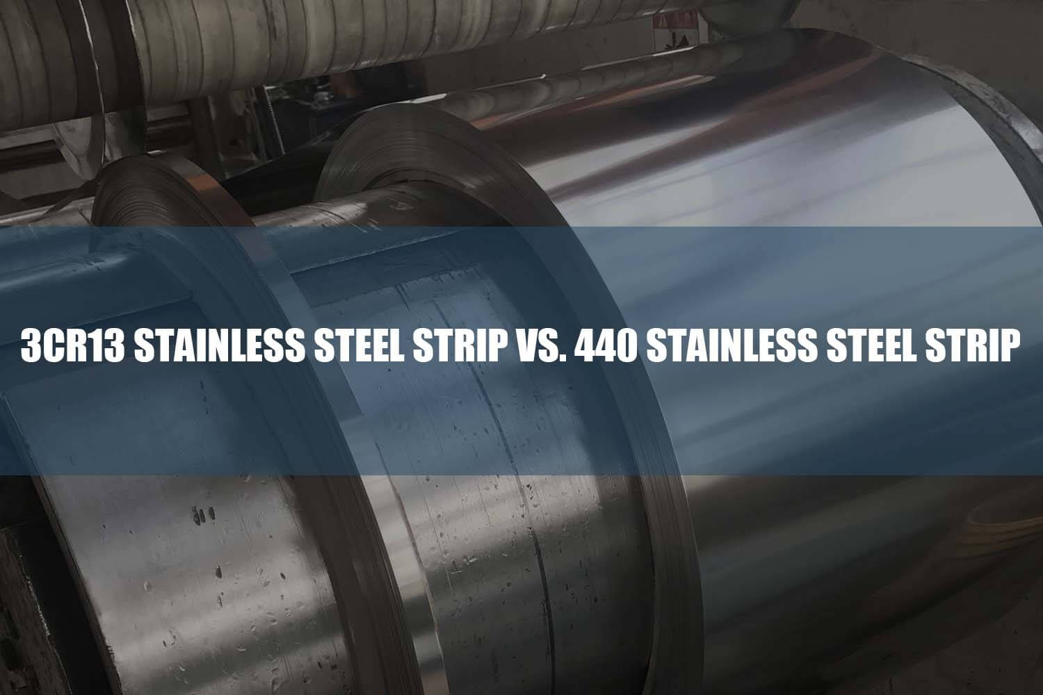 3cr13 stainless steel strip vs. 440 vlekvrye staal strook