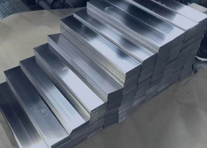 stainless steel strips cut to size as sheets